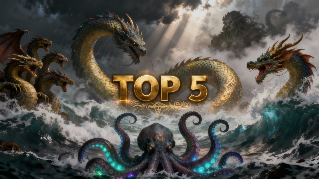 Top 5 Najbardziej Przerażających Potworów z Legend Morskich