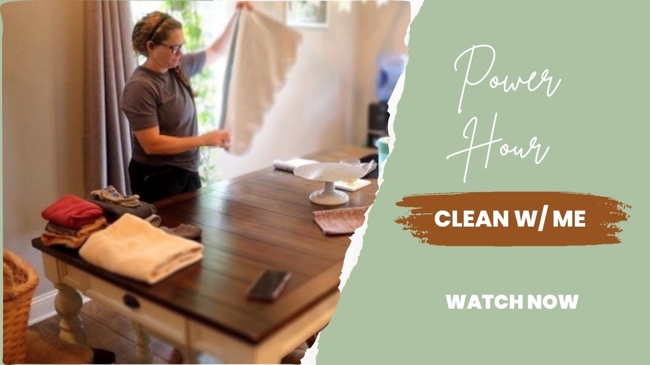 Power Hour clean After the Weekend| Clean with Me