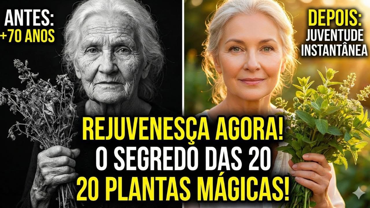 20 plantas antienvelhecimento que revertem o envelhecimento instantaneamente