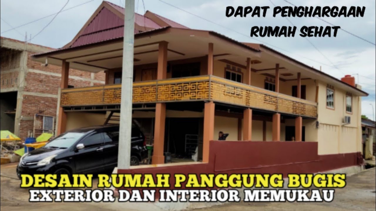Rumah panggung bugis modern di sengkang wajo