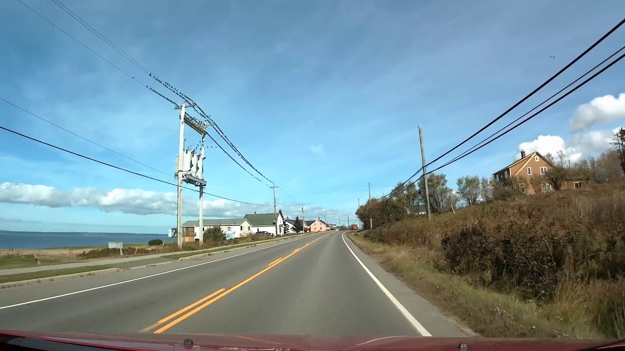 Meteghan Center to Weymouth, Nova Scotia, Canada