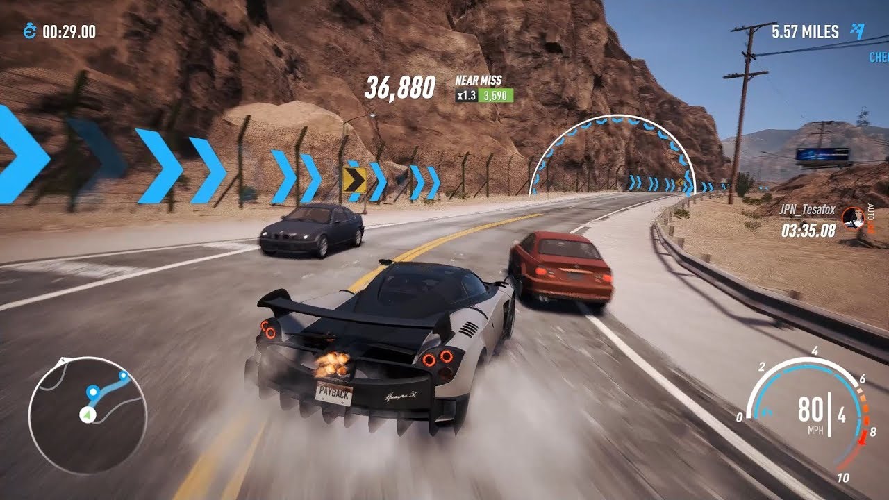 Need For Speed Payback - LV399 Pagani Huayra BC, Possibly the 3rd fastest race spec car