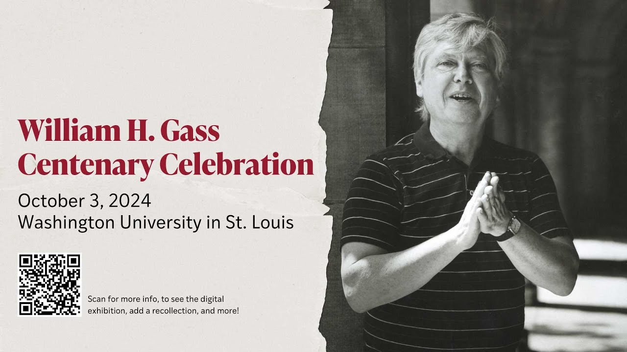 William H. Gass Centenary Celebration: A Conversation with Bradford Morrow