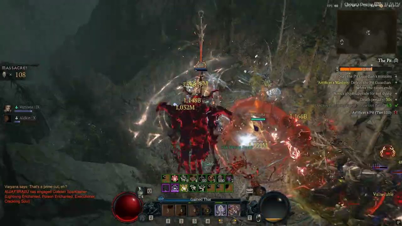 Diablo IV - Blessed Shield Paladin - Rank 3 Pit Clear