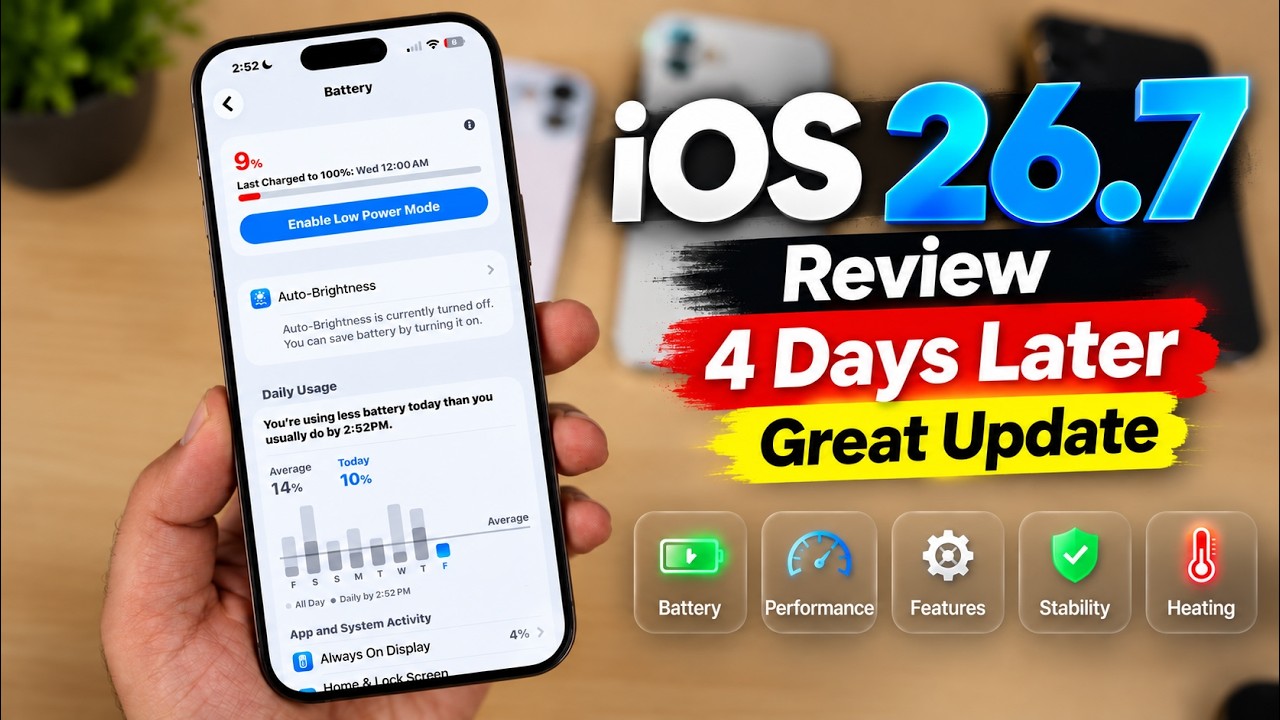 iOS 26.7 Review 4 Days Later | Should you update?