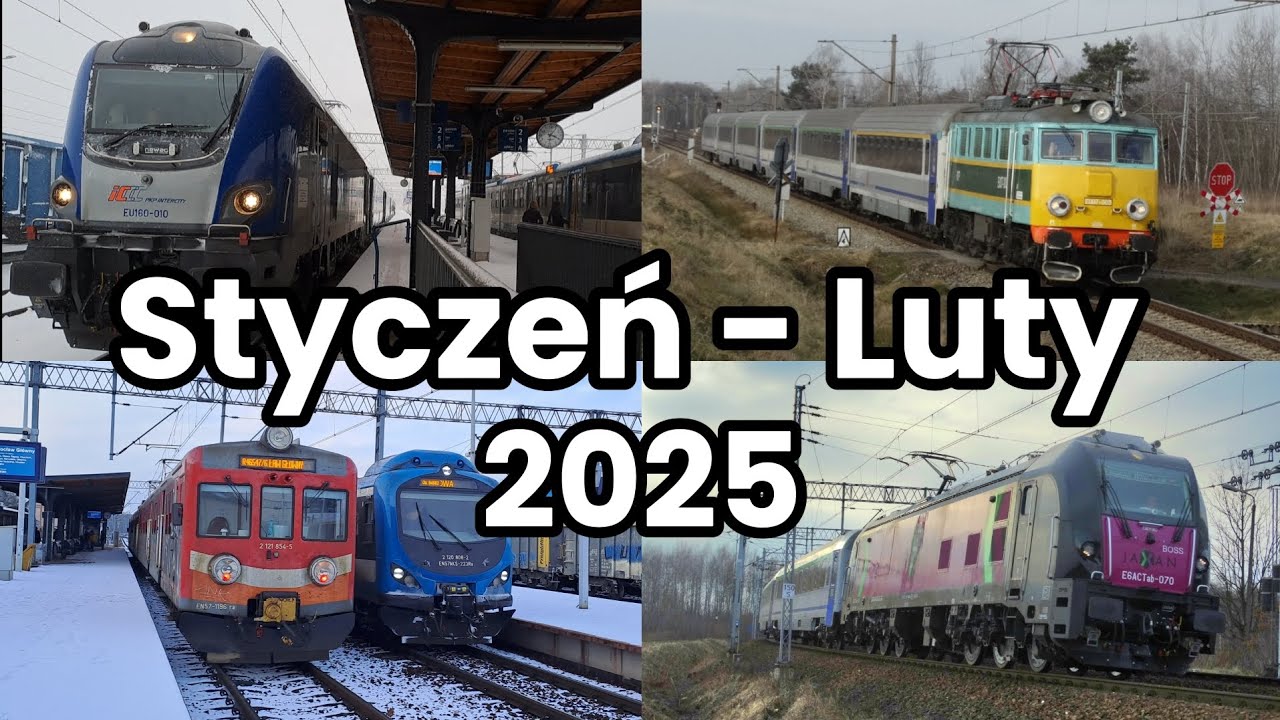 Pociągi w Lublińcu (5). Styczeń - Luty 2025 