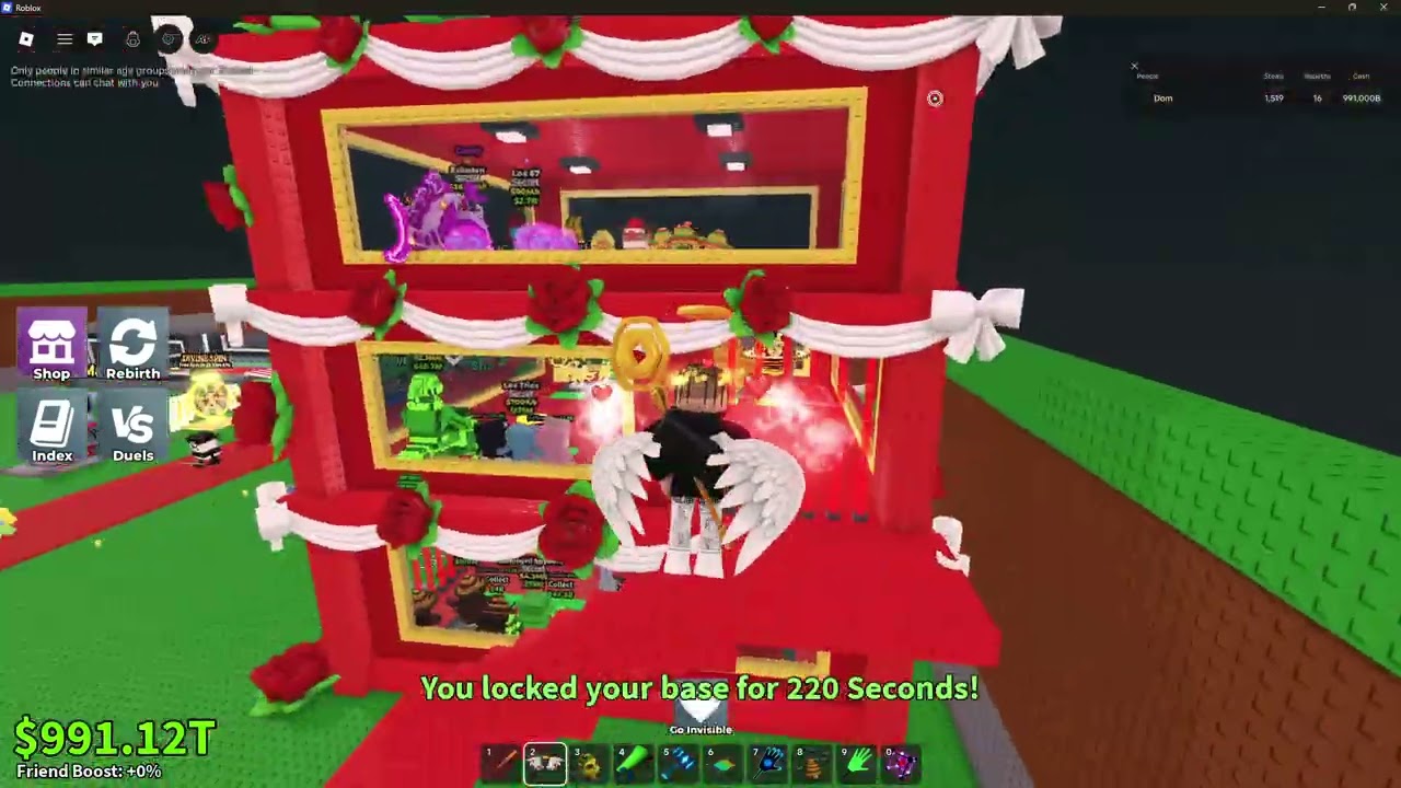 playing geometry dash and roblox