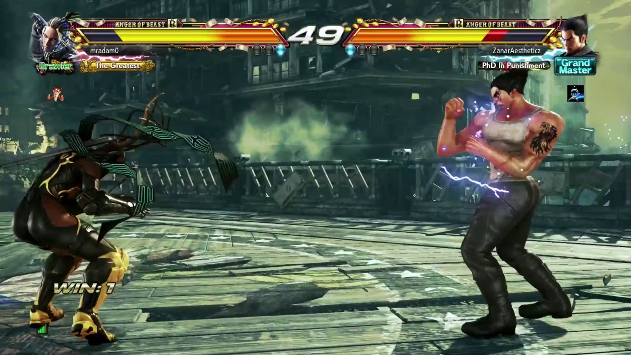 TEKKEN 7 - Kazuya Online Ranked Matches #1 - Climbing The Ranks! (1080p 60fps) PS4 Pro