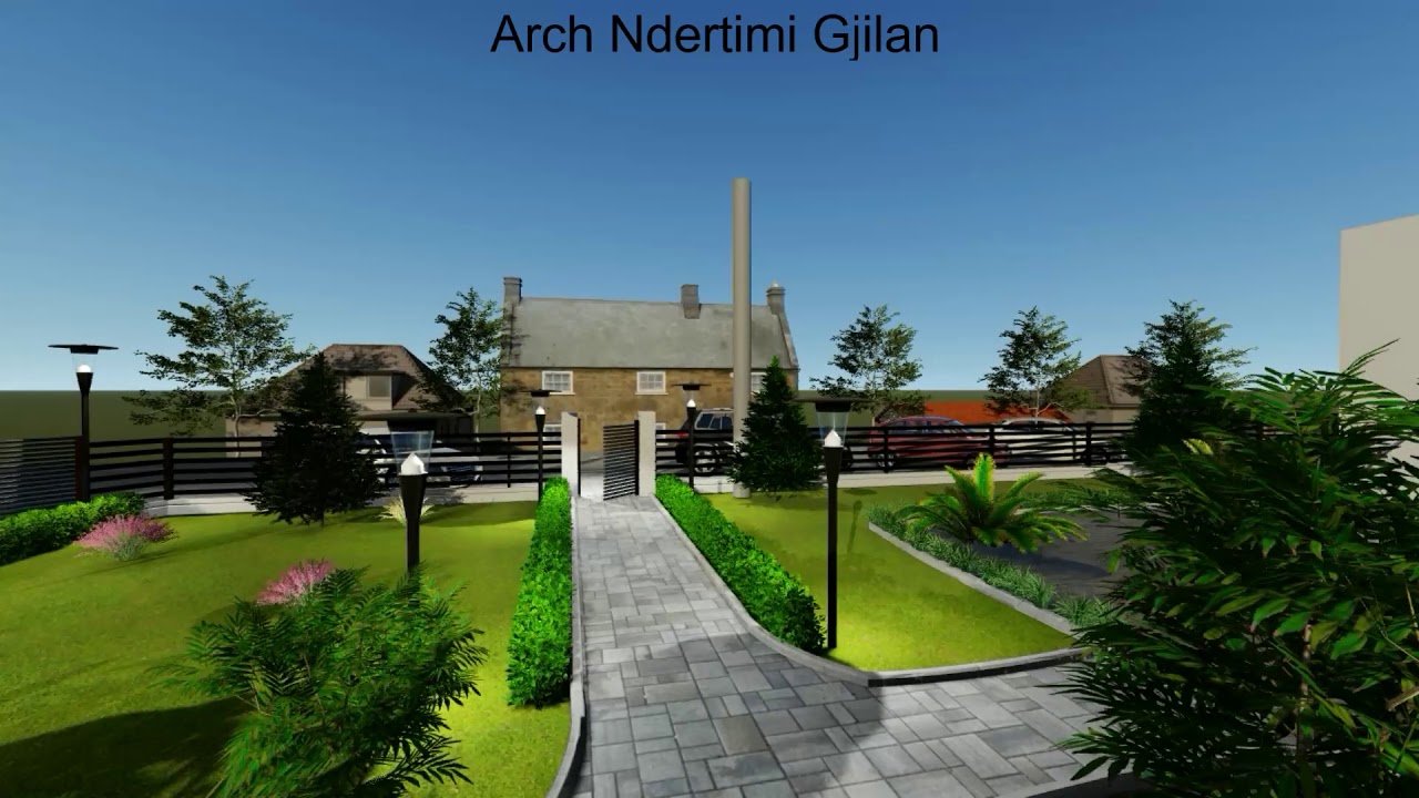 Plani i Oborrit - Arch ndertimi Gjilan