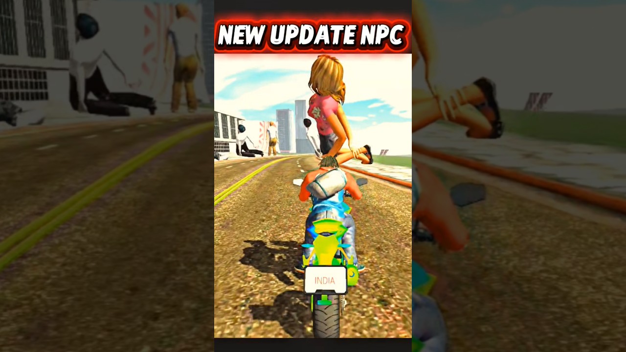 🤯NEW UPDATE NPC 💥 Indian bike driving 3D #gaming #indianbikedriving3d #shorts #trending