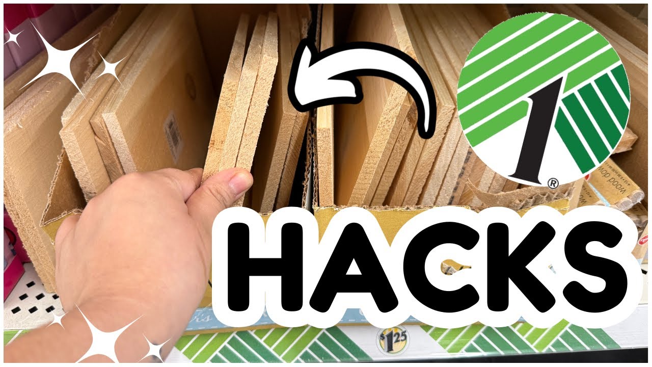 GENIUS WAYS USING THESE DOLLAR TREE WOOD PLANKS LARGE HOME DECOR DIY HACKS