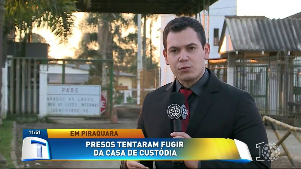Presos tentam fugir da casa de custódia em Piraquara - Tribuna da Massa (05/07/18)
