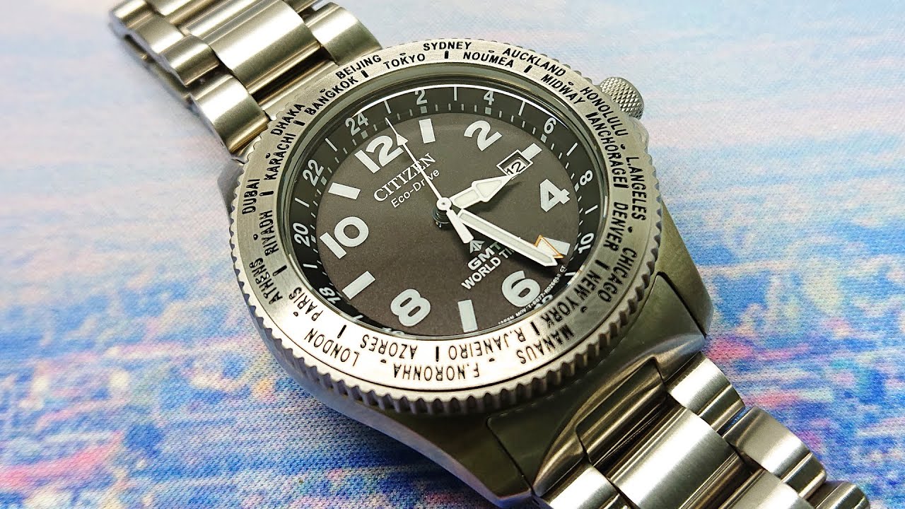 Обзор часов Citizen Promaster WorldTime GMT BJ7100-82E