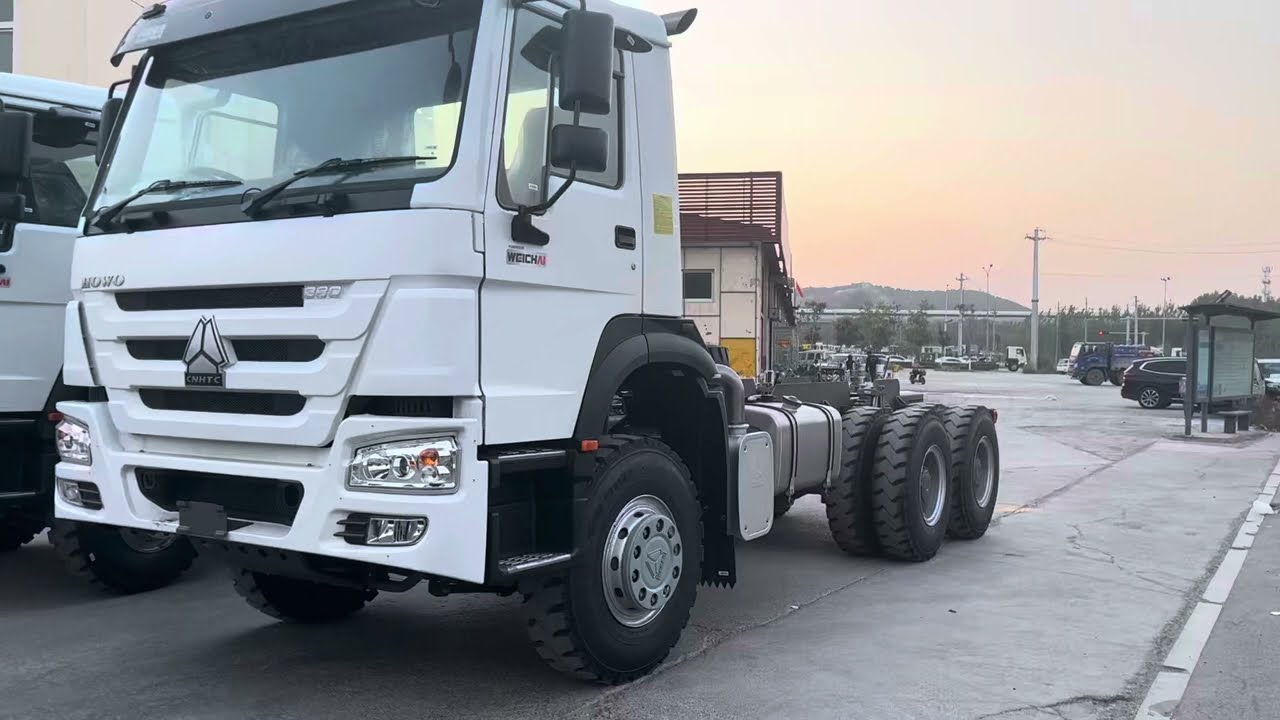 Sinotruk Howo 6x4 dump truck specification price with big tyre for mine work