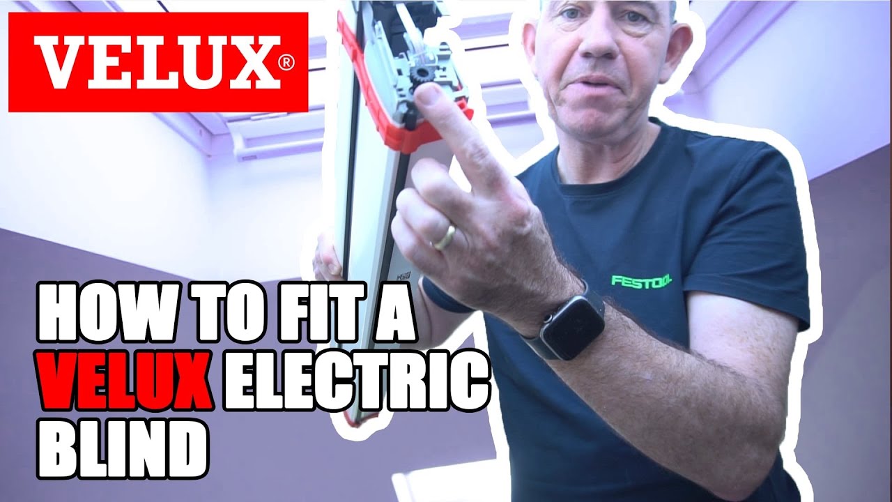 How to fit Velux integra motorised blinds with Somfy Tahoma