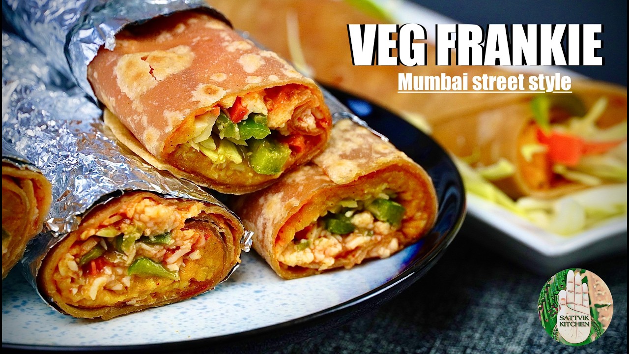 Veg Frankie Recipe 🔥 Mumbai street style recipe ✅