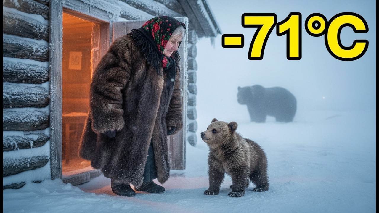 Yakutia Rescue:She rescued a baby bear in the freezing -71 degree Celsius weather of Yakutia,ending!