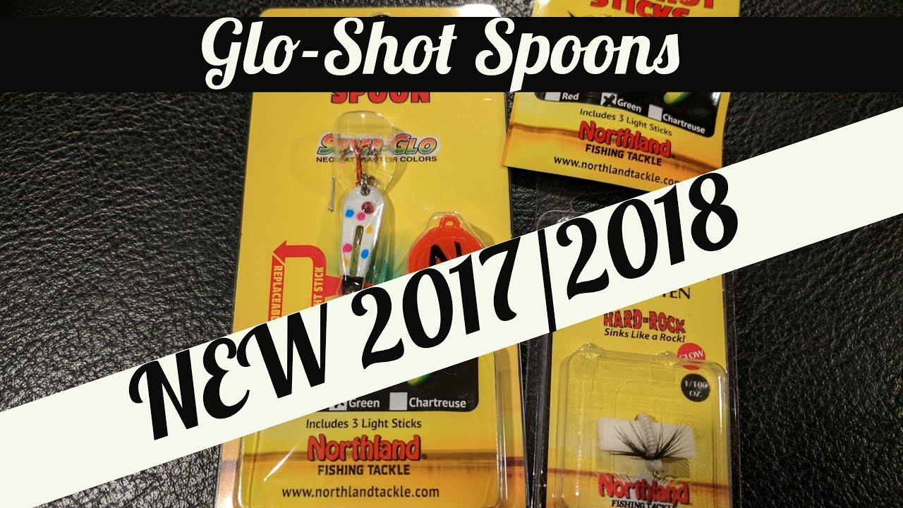Northland Glo-Shot Spoons - New for 2017/2018 Ice Fishing Season