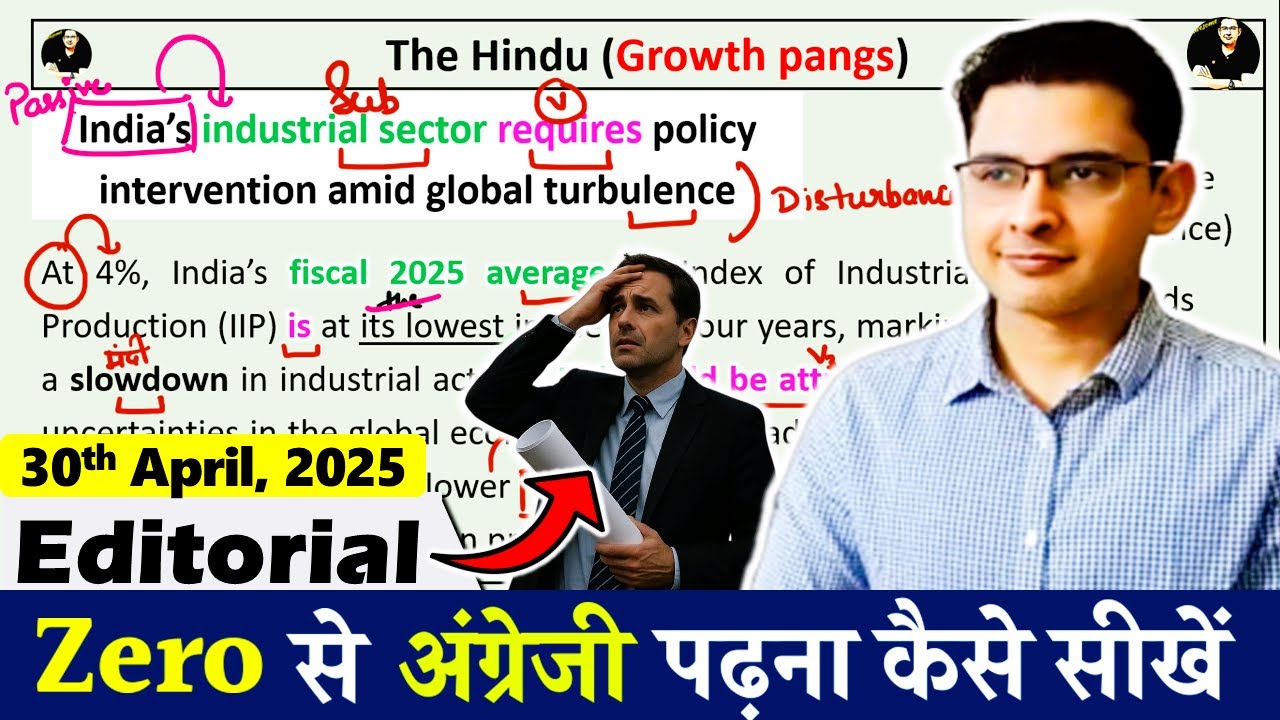 30 April 2025 – Times of India Editorial | Learn English Through Newspaper | Growth Pangs