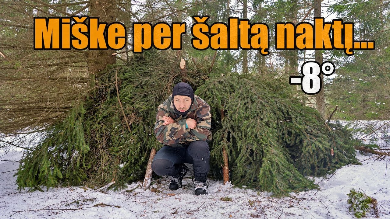Žygis per pūgą ir naktis prie -8 laipsnių