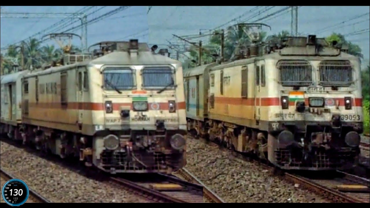 High Speed Showdown 130Kmph & 110Kmph in HBC🔥 | Duronto+Shatabdi+Hamsafar+Himgiri🔥