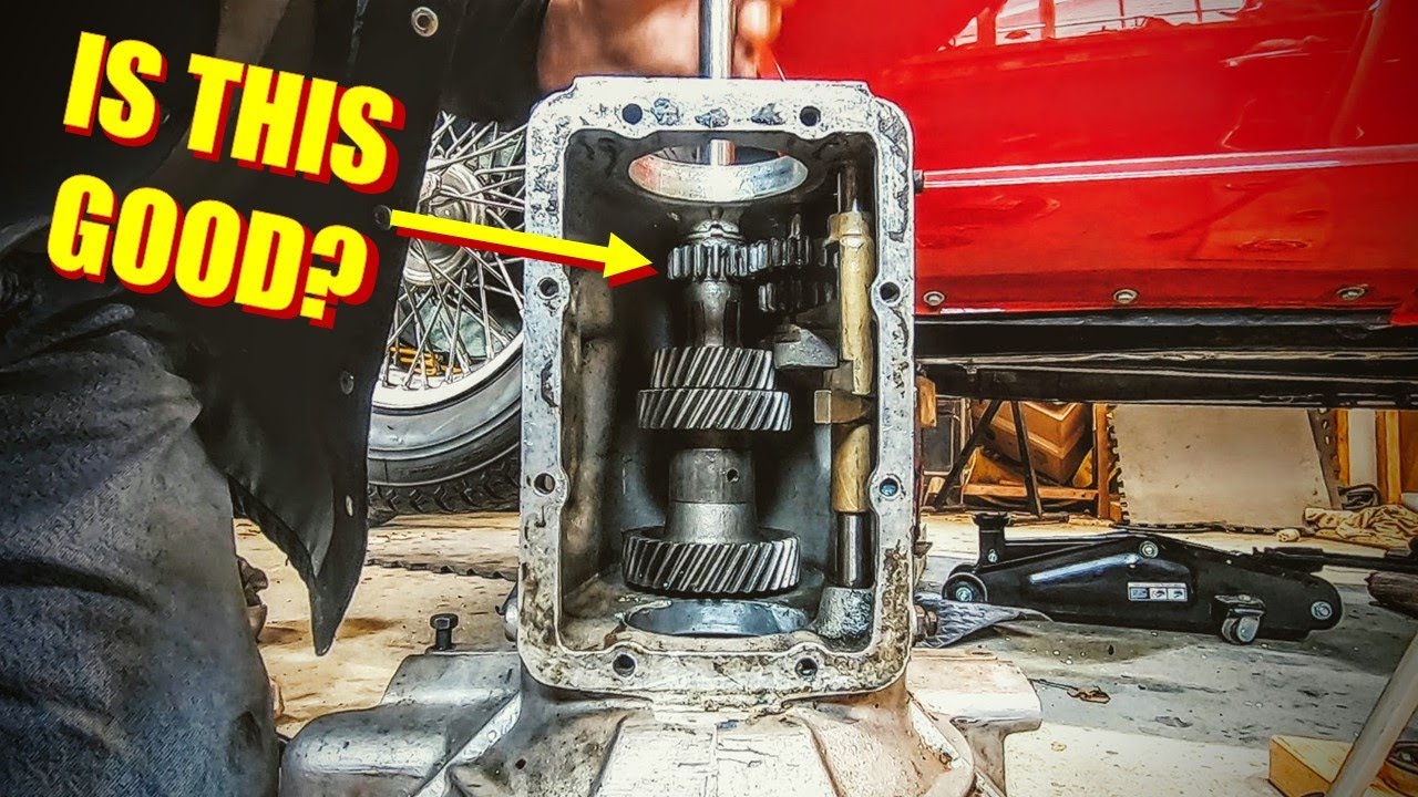 Countershaft Damage Inspection On Our Triumph Gearbox TR3 TR4 | Wegs Garage