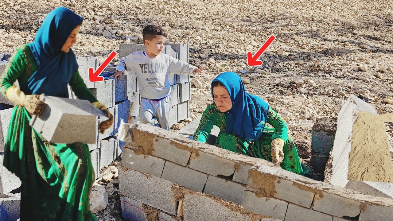 Mother's strategy in the mountains for survival: Still building
