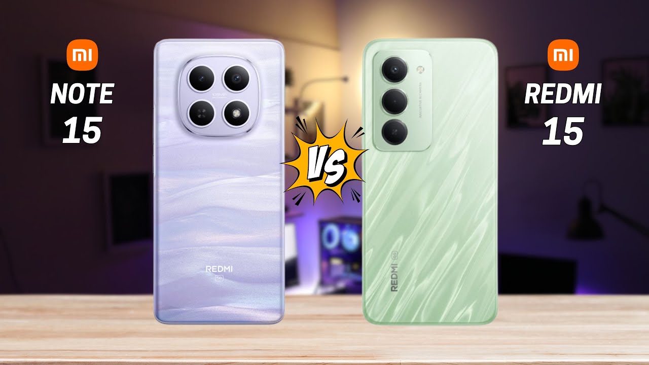 Redmi 15 5G vs Redmi Note 15 5G | Full Comparison