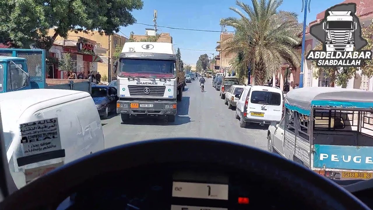 رحلة ما بين بوسعادة وعين الحجل الطريق الوطني رقم 08