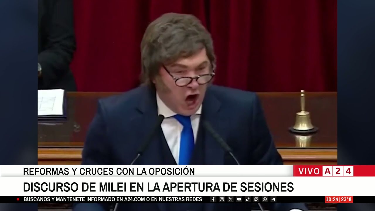📢 EL DISCURSO DE JAVIER MILEI: CFK 