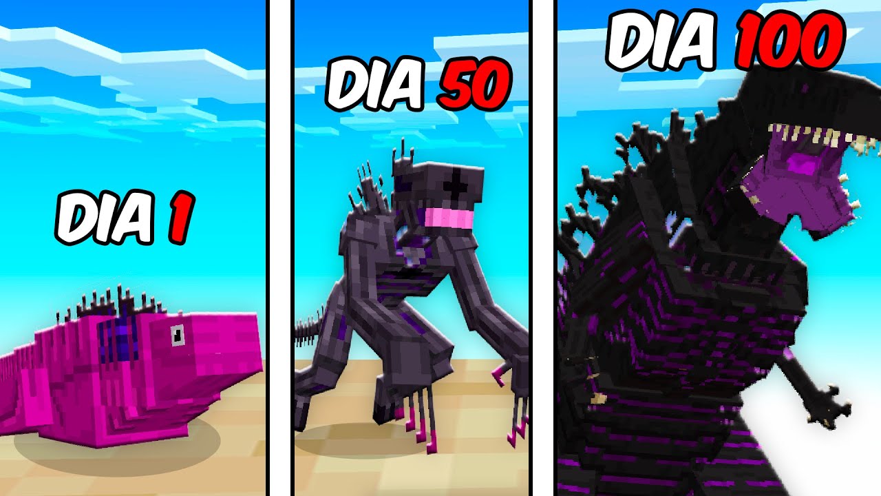 EVOLUINDO UM SHIN GODZILLA PARA O NÍVEL MÁXIMO NO MINECRAFT