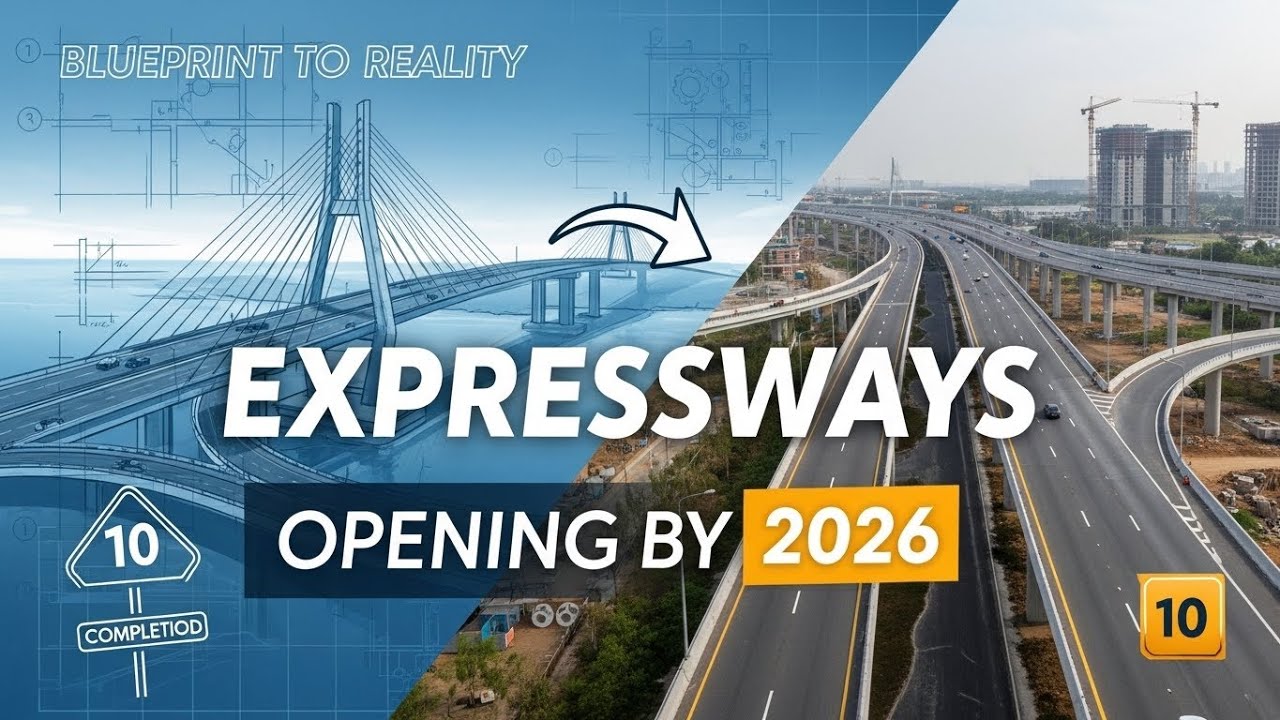 Top 10 Indian Expressways Opening by 2026 | Inquisify