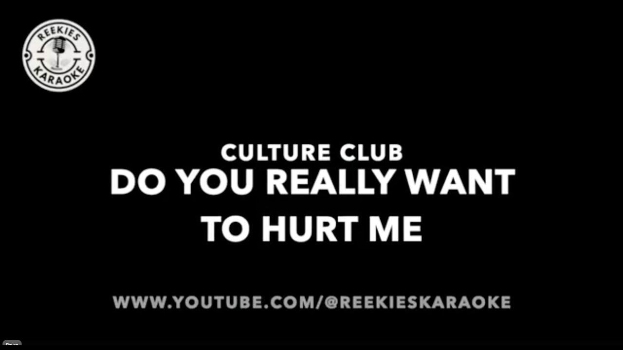 Culture Club | Do You Really Want To Hurt Me | Karaoke