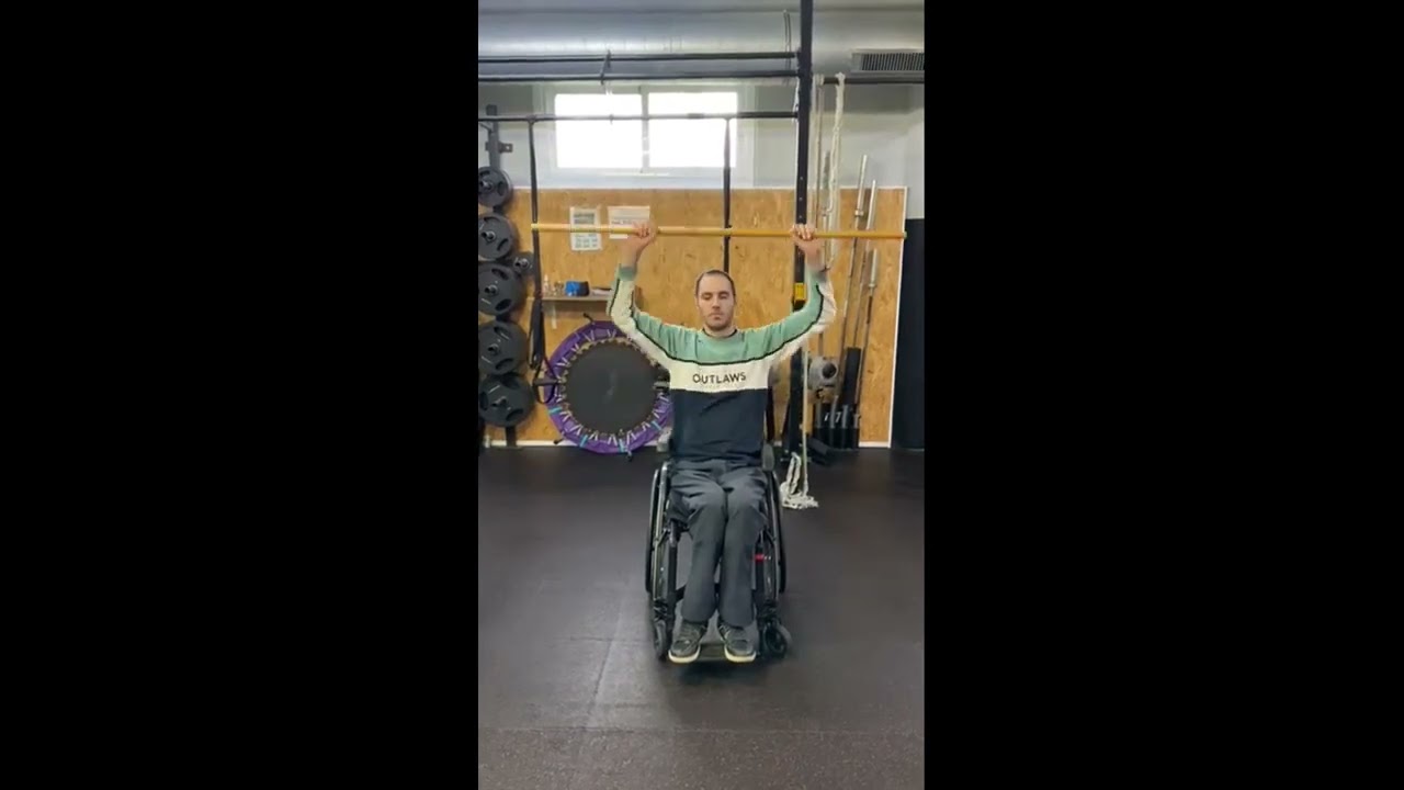 #68🔴Ejercicio para LESI&Oacute;N MEDULAR👉Ejercicio de MOVILIDAD de hombro en tetrapl&eacute;jico