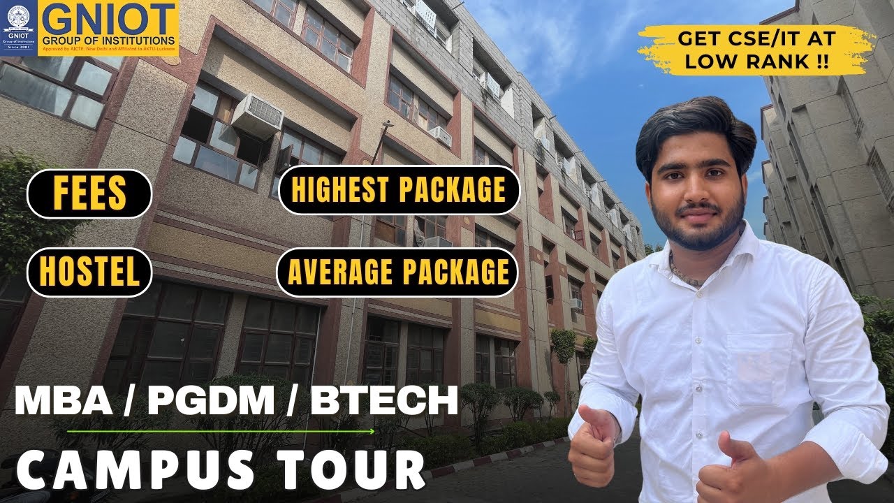 GNIOT College Full Campus Tour 🏫 | GNIOT Greater Noida Review 2025 | Hostel, Placement, Life & More!