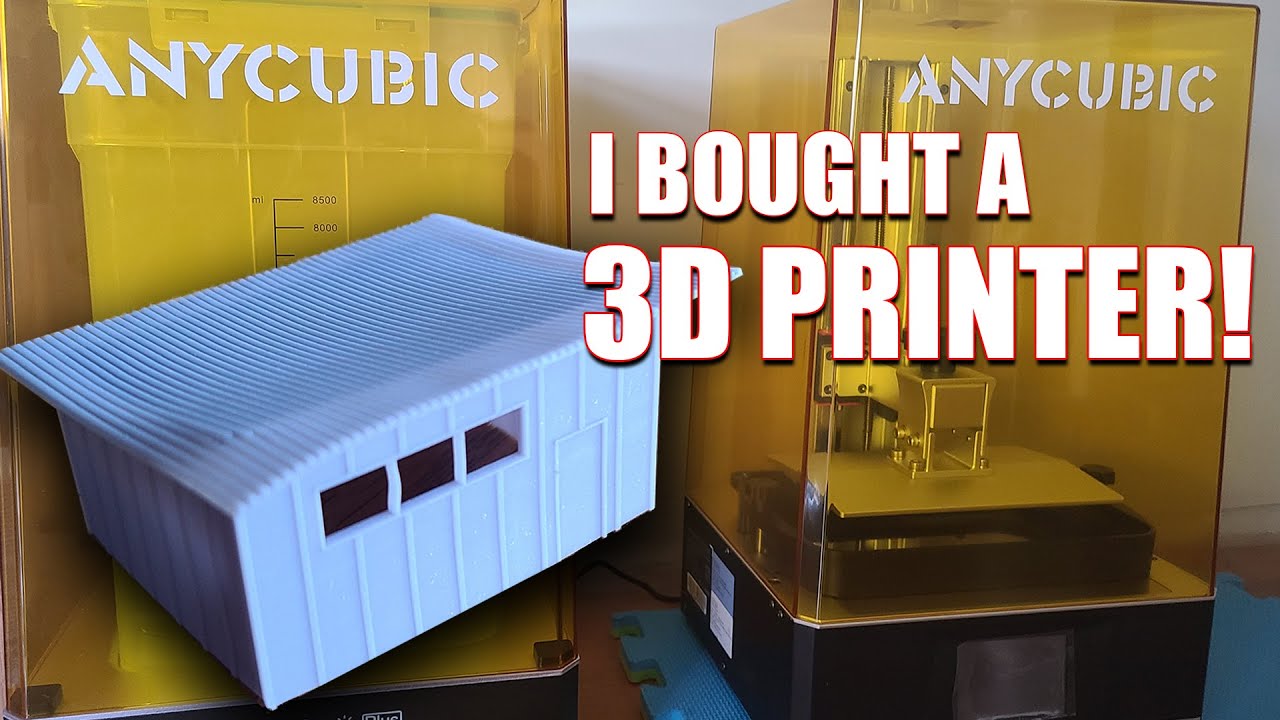 My FIRST attempt at RESIN 3D Printing - N Scale building