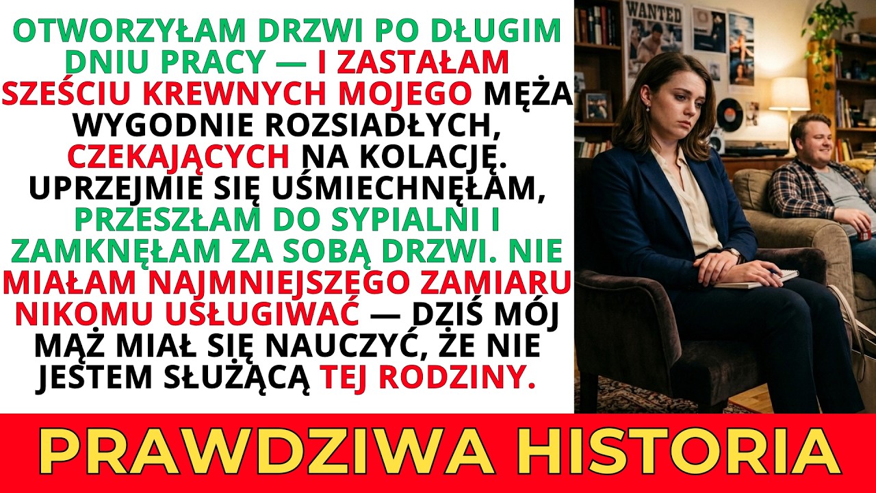 WRÓCIŁAM Z PRACY I ZASTAŁAM 6 KREWNYCH MĘŻA CZEKAJĄCYCH NA KOLACJĘ. UŚMIECHNĘŁAM SIŘ...