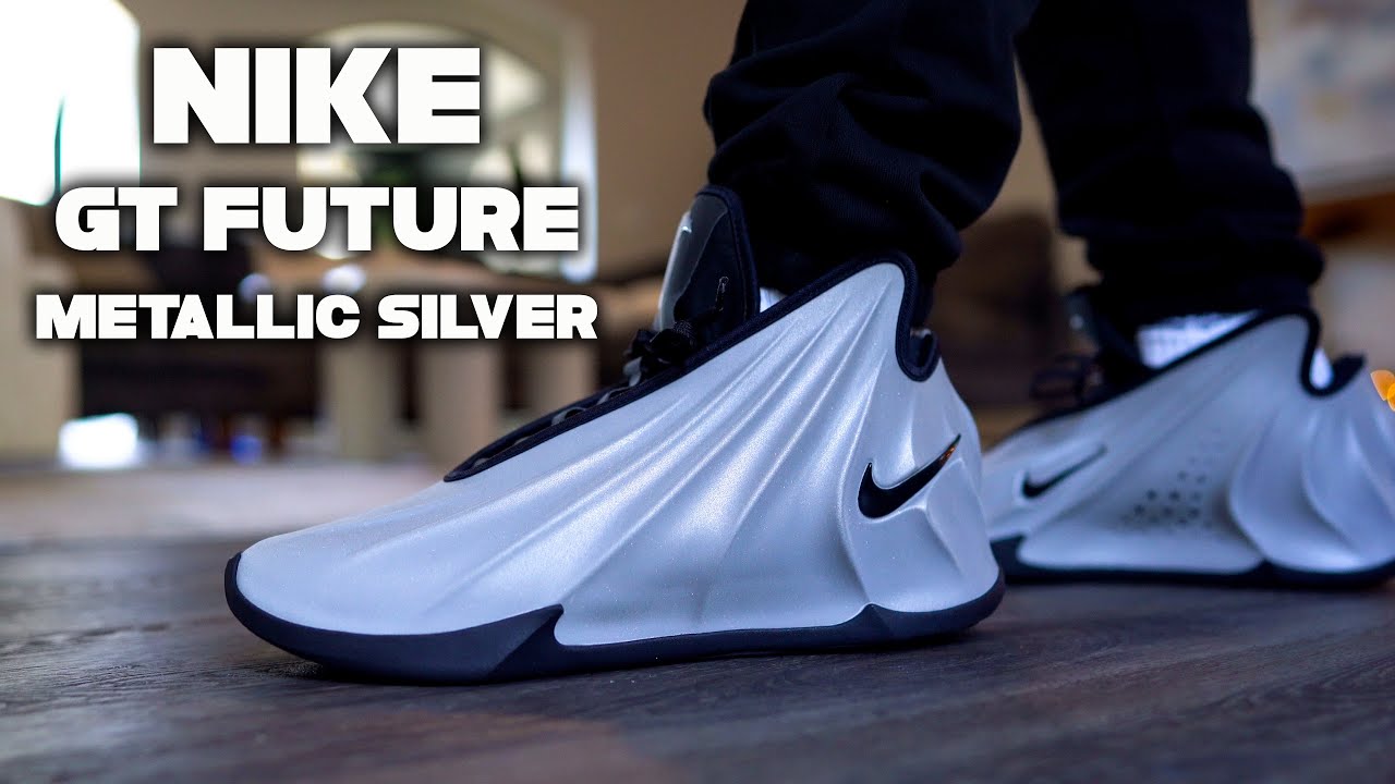 Оправдывает ли ажиотаж? Обзор и фото Nike GT Future metallic silver на ногах.
