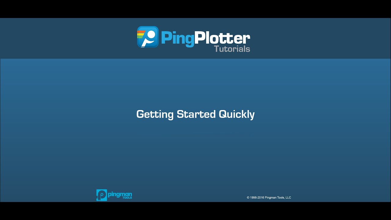 Getting Started With PingPlotter
