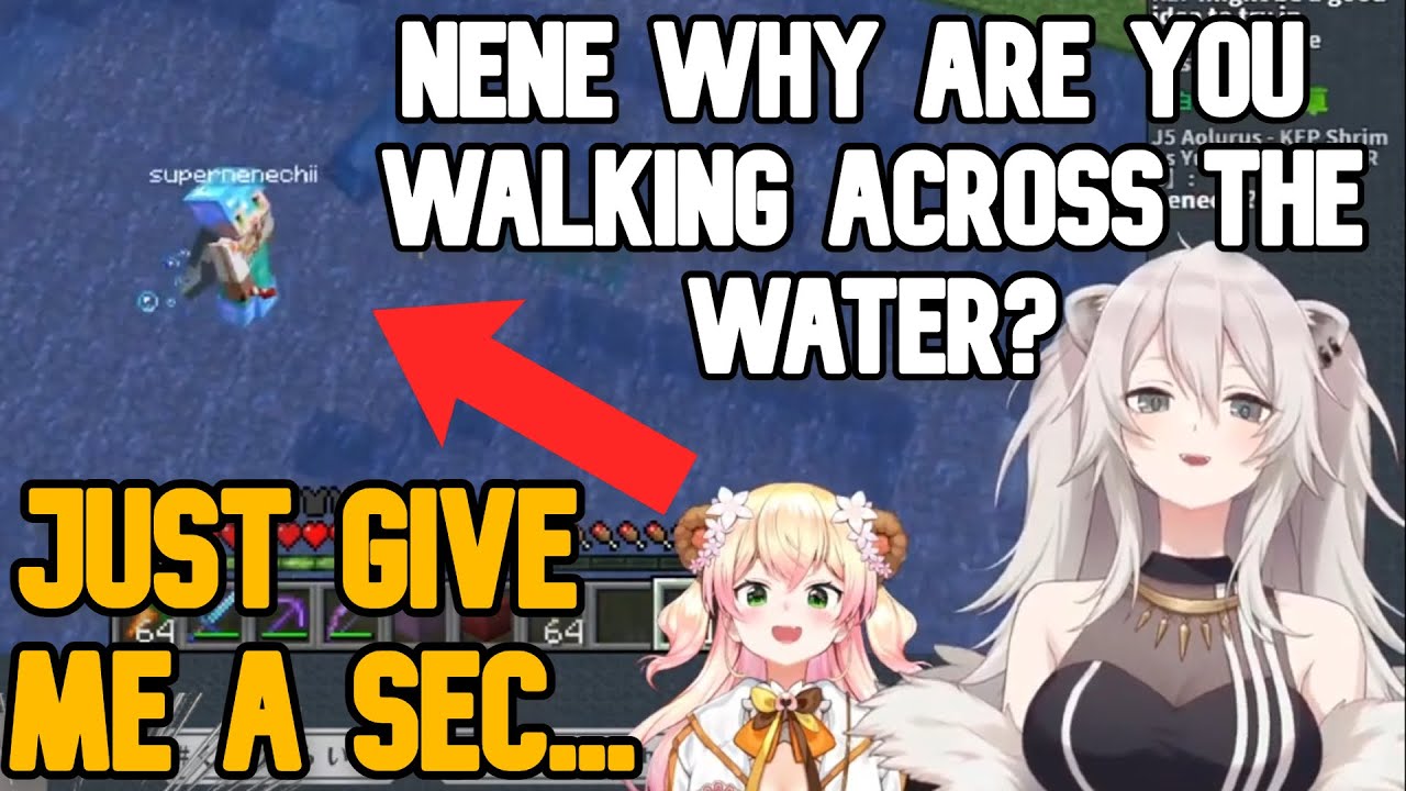 Botan Watches Nene Put Her Newly Obtained Elytra to Good Use... [EN Subs/Hololive]