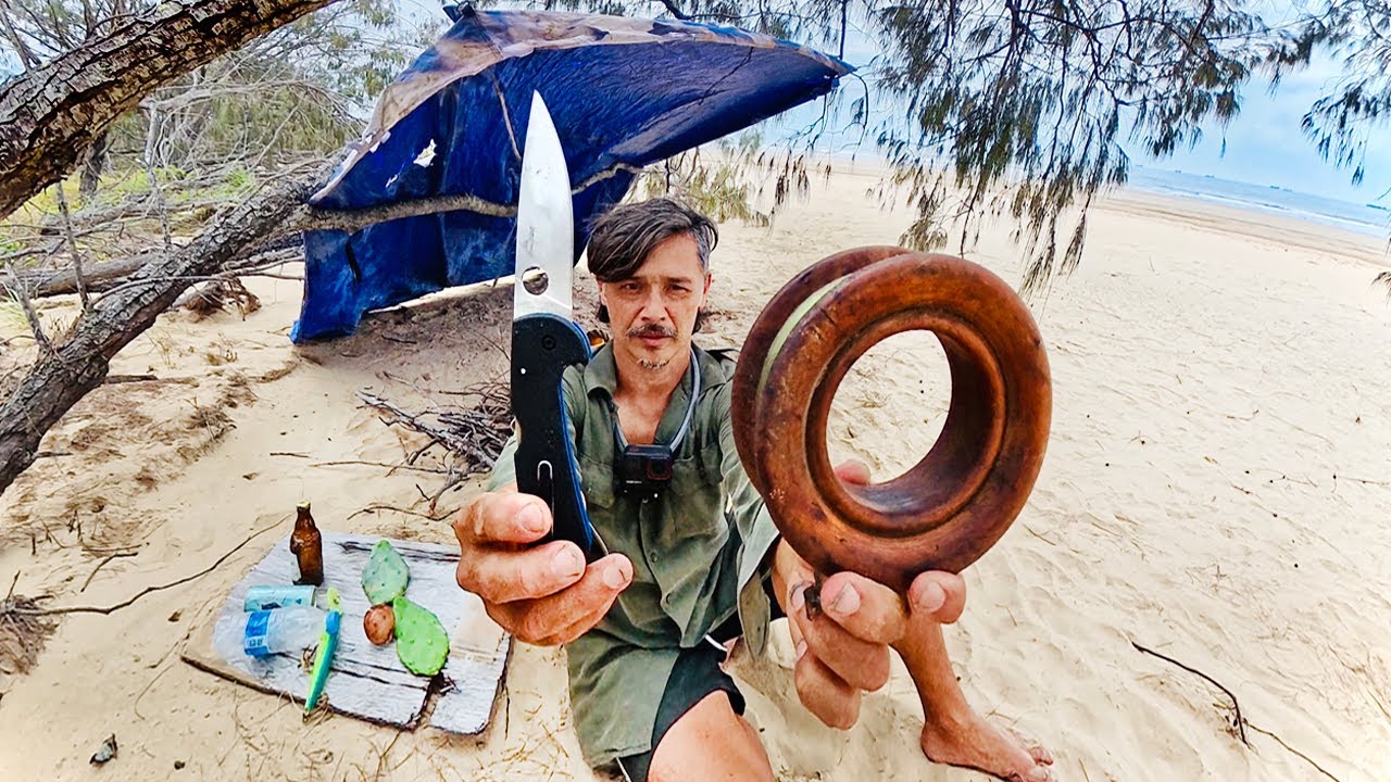 3 Days Solo Survival - No Food, Water or Shelter - REMOTE Coast