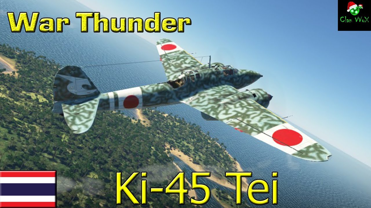 War Thunder : Aviation : Ki-45 Tei ถ้ายิงโดนนะ