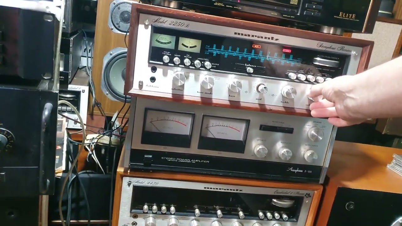 Ресивер Marantz и акустические системы Fisher с улучшенным звучанием, прозрачностью и естественно...