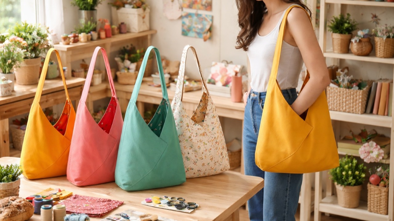 Simple Boho-style shoulder bag sewing ideas that will surprise you 💟 Gift Sewing Ideas 💟