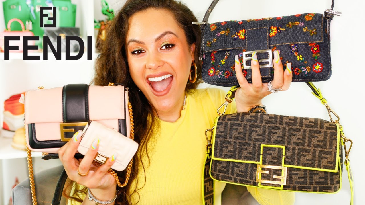 The ULTIMATE Guide to the Fendi Baguette - sizes, fabrics, straps etc.