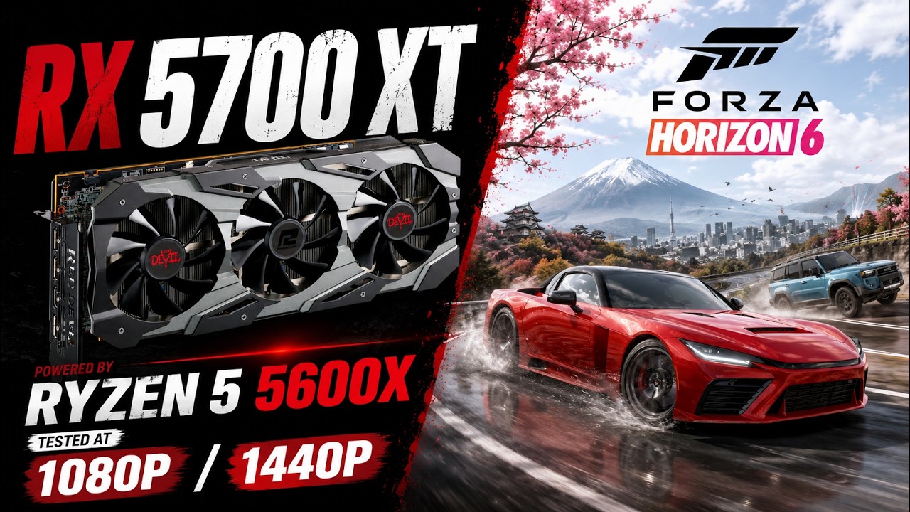 Forza Horizon 6 | RX 5700 XT | 1080p/1440p