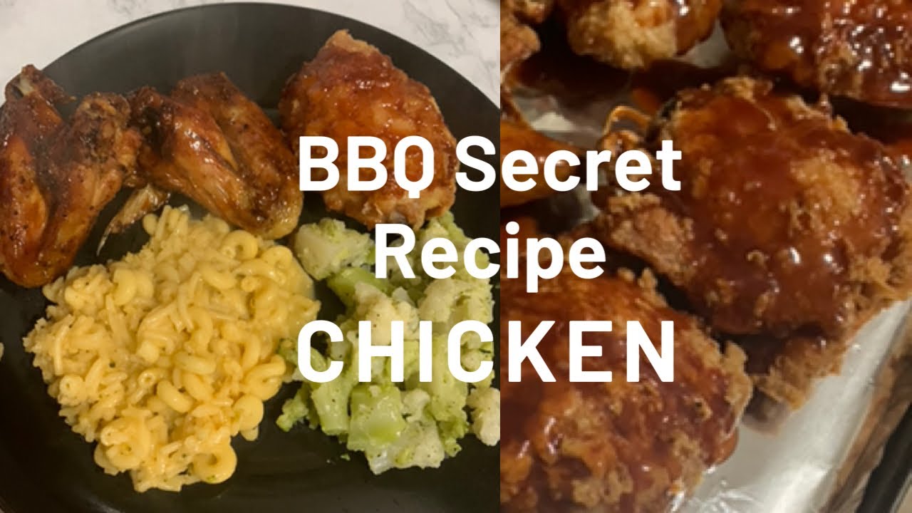 THE BEST BBQ CHICKEN THIGHS & CHICKEN WINGS EVER! // SECRET RECIPE // WATCH ME COOK SUNDAY DINNER