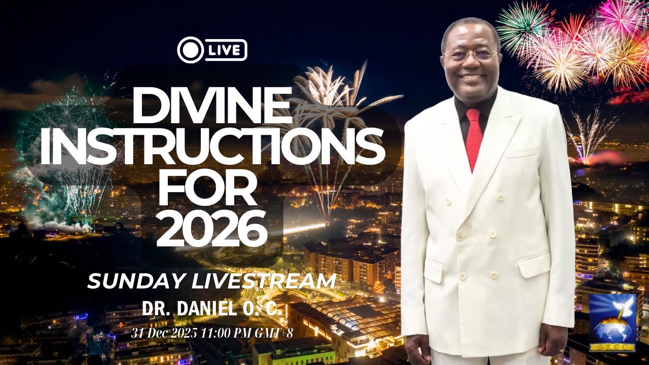 (PROPHECY 2026) Divine Instructions For 2026 - DLCC Live Stream Watchnight Service 31 December 2025