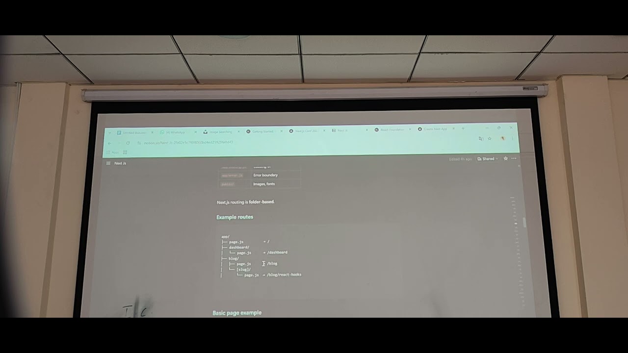 Explain next js folder base routing and types of route's 