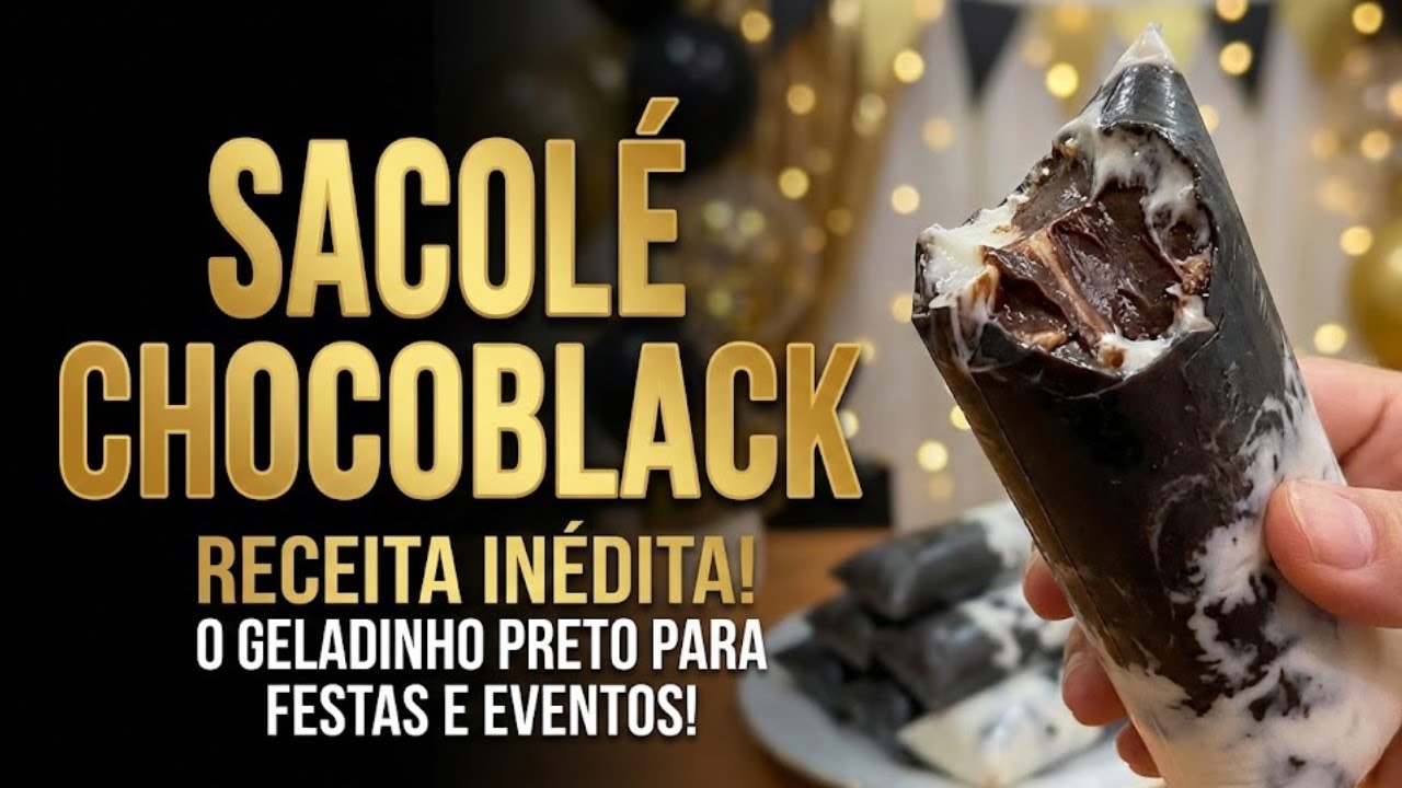 GELADINHO GOURMET PRETO CHOCO BLACK: A Novidade que vai Surpreender seus Clientes!